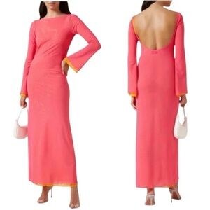 Chiara Boni Page Bic Long Cover-up in Mesh